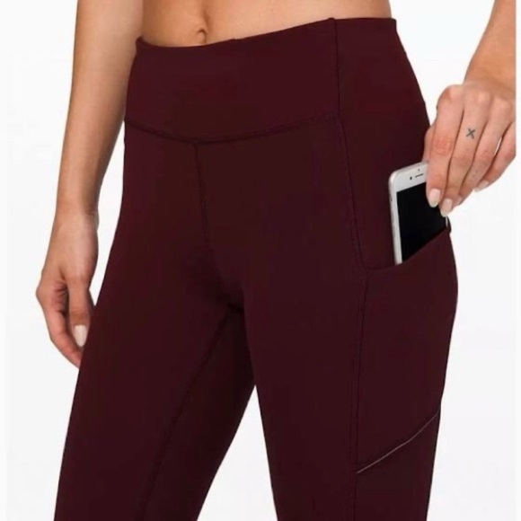 Lululemon Speed-Up Tight 28” in Garnet size 6 - Picture 10 of 11